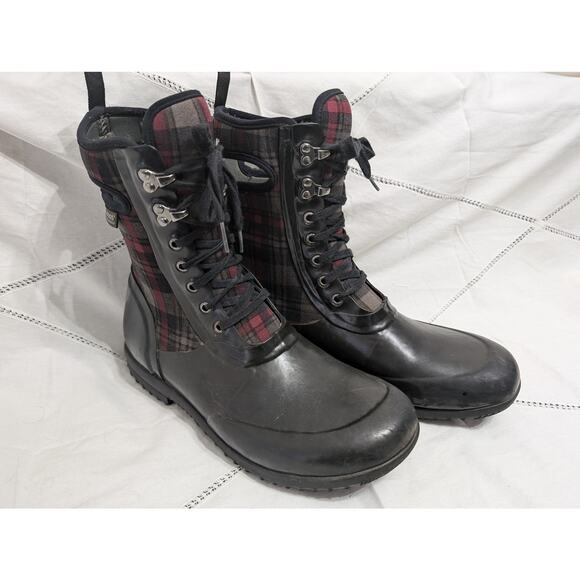 Bogs Sydney Plaid Ladies boots 11 EU 42 - Picture 2 of 7